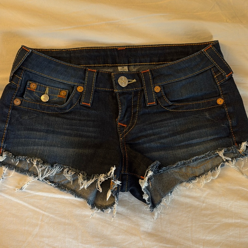 True Religion Cut Off Shorts - Size 26